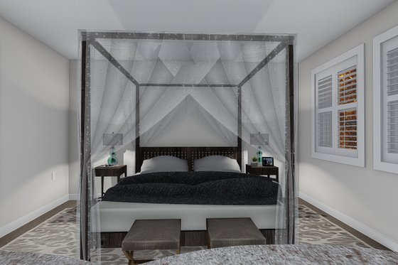 Interior - Master Bedroom 1 for Traditional House Plan #1060-62 - 3 bed, 2.5 bath