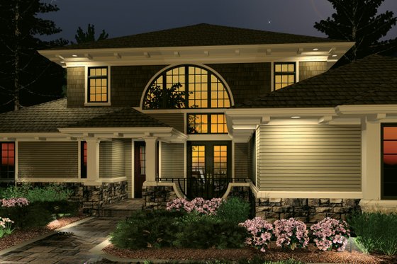 3200 square foot 3 bedroom 3 and half contemporary house plan