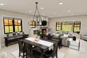 Farmhouse Style House Plan - 3 Beds 2.5 Baths 1621 Sq/Ft Plan #51-1386 