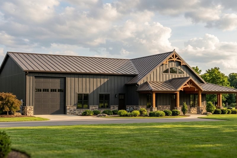 House Blueprint - Exterior - Front Elevation 2 for Country House Plan #1064-238 - 3 bed, 2.5 bath