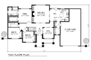 Traditional Style House Plan - 3 Beds 2 Baths 1977 Sq/Ft Plan #70-259 