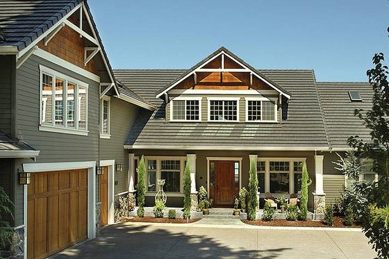Exterior - Front Elevation 4 for Craftsman House Plan #48-148 - 5 bed, 4.5 bath