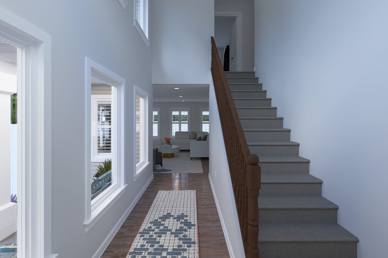 Architectural House Design - Interior - Entry for Farmhouse House Plan #1060-374 - 3 bed, 2.5 bath