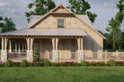 Cabin Style House Plan - 3 Beds 2.5 Baths 1660 Sq/Ft Plan #923-352 