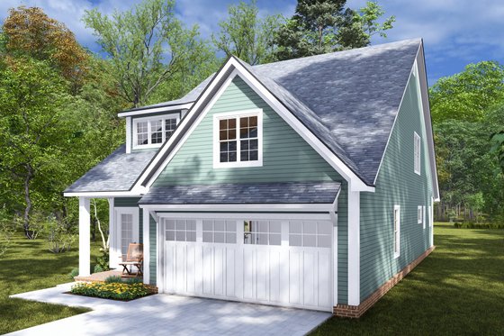 Exterior - Other Elevation for Cottage House Plan #513-2271 - 3 bed, 2.5 bath