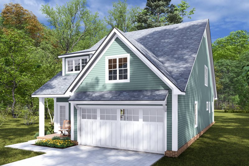 House Blueprint - Exterior - Other Elevation for Cottage House Plan #513-2271 - 3 bed, 2.5 bath