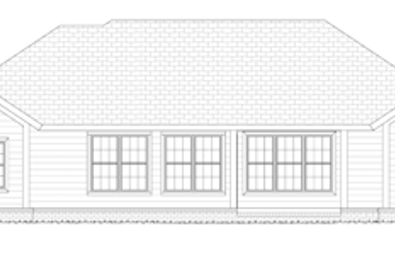 Dream House Plan - Exterior - Rear Elevation for Traditional House Plan #513-2156 - 4 bed, 3 bath