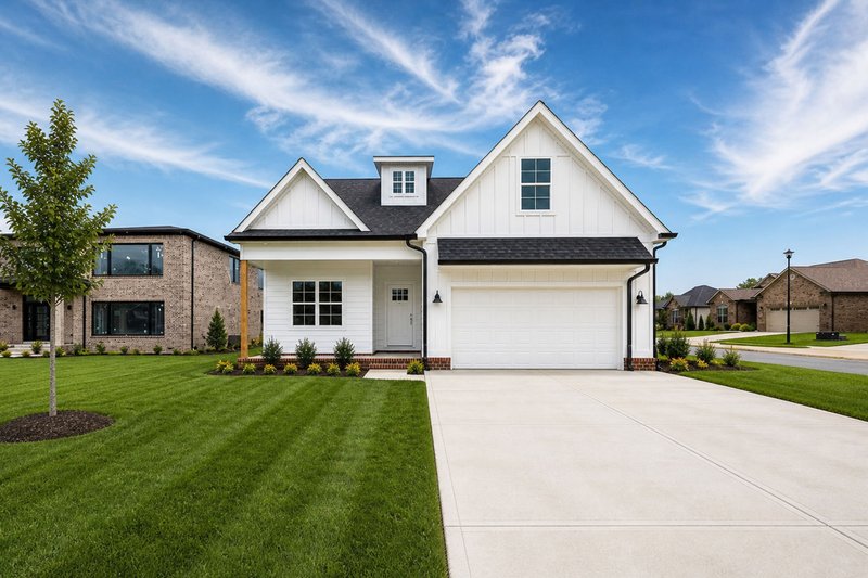 Home Plan - Exterior - Front Elevation 3 for Farmhouse House Plan #20-2398 - 4 bed, 3.5 bath