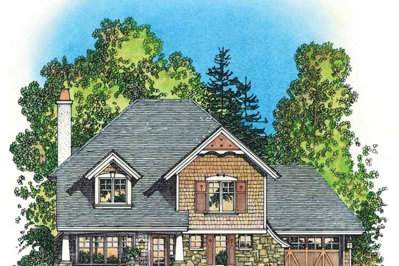 Home Plan - Victorian Exterior - Front Elevation Plan #1016-78