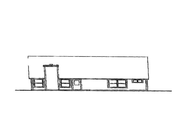 Home Plan - Exterior - Rear Elevation for Colonial House Plan #472-59 - 3 bed, 2.5 bath
