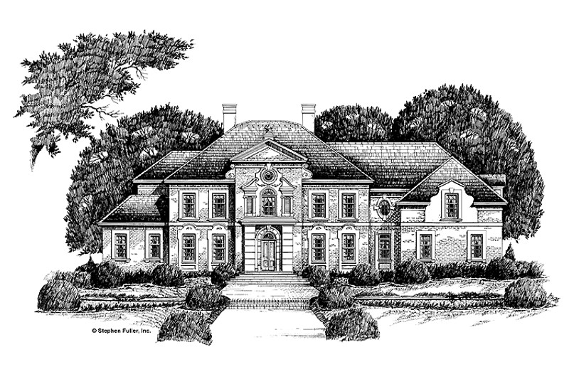 House Blueprint - Classical Exterior - Front Elevation Plan #429-140