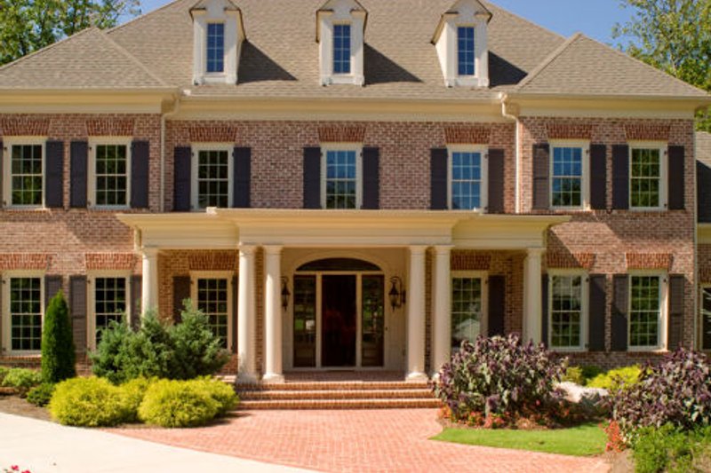 Home Plan - Exterior - Other Elevation 3 for European House Plan #119-357 - 5 bed, 6 bath