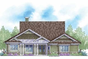 Country Exterior - Front Elevation Plan #938-46