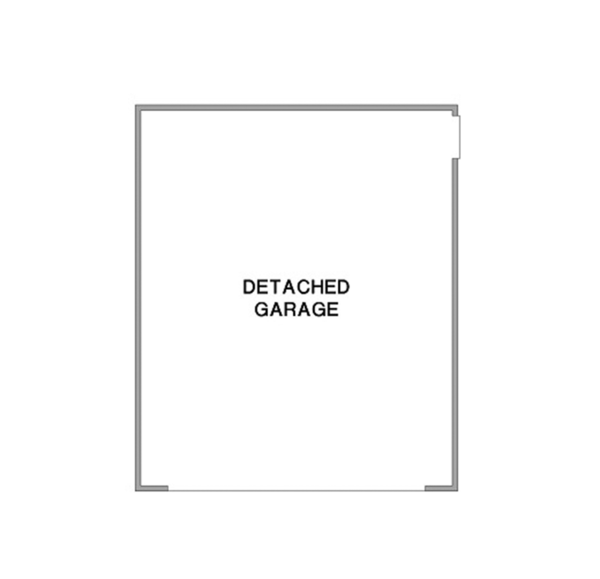 Home Plan - Detached Garage
