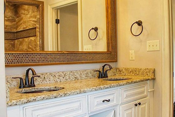 Interior - Master Bathroom for European House Plan #17-2499 - 4 bed, 3.5 bath