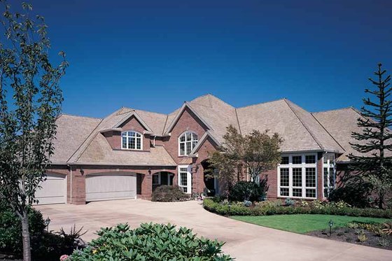 Exterior - Front Elevation 4 for Traditional House Plan #48-745 - 4 bed, 5.5 bath