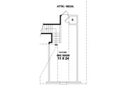 European Style House Plan - 2 Beds 2 Baths 1526 Sq/Ft Plan #81-509 