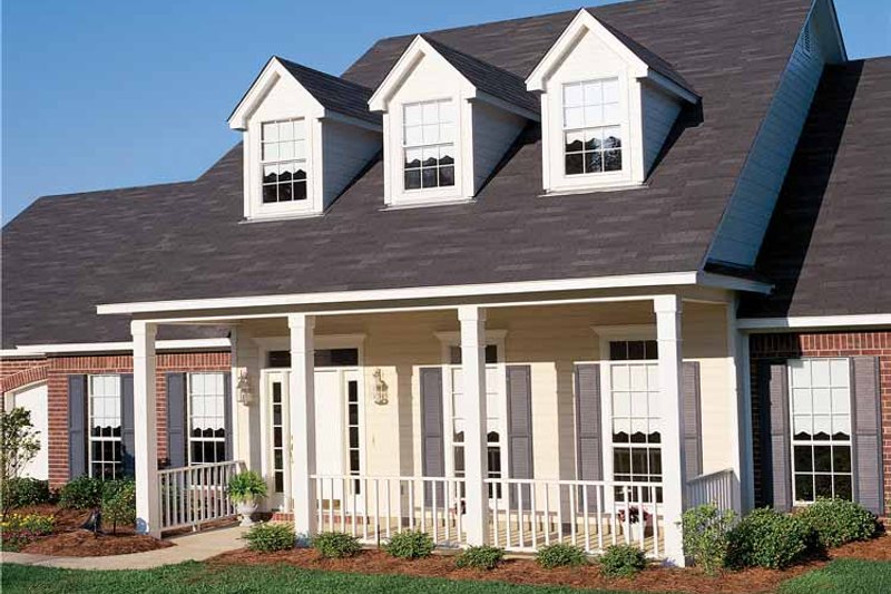 Home Plan - Exterior - Front Elevation 5 for Country House Plan #406-9626 - 4 bed, 2.5 bath