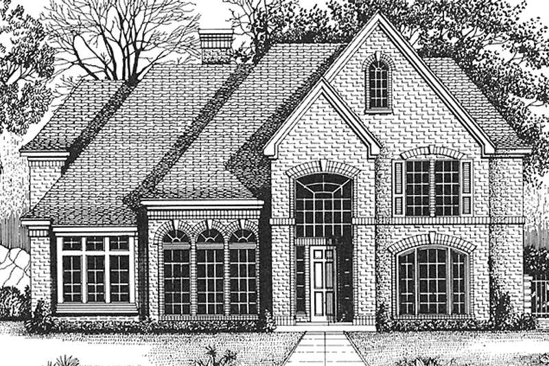 Dream House Plan - Country Exterior - Front Elevation Plan #974-40