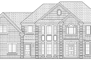 Home Plan - Classical Exterior - Front Elevation Plan #328-337