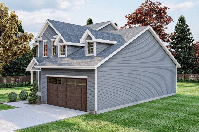 Dream House Plan - Exterior - Front Elevation 3 for Traditional House Plan #455-214 - 4 bed, 3.5 bath