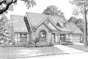 Country Style House Plan - 3 Beds 2 Baths 1957 Sq/Ft Plan #17-2724 
