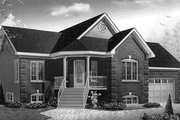 Traditional Style House Plan - 2 Beds 1 Baths 1019 Sq/Ft Plan #23-2328 