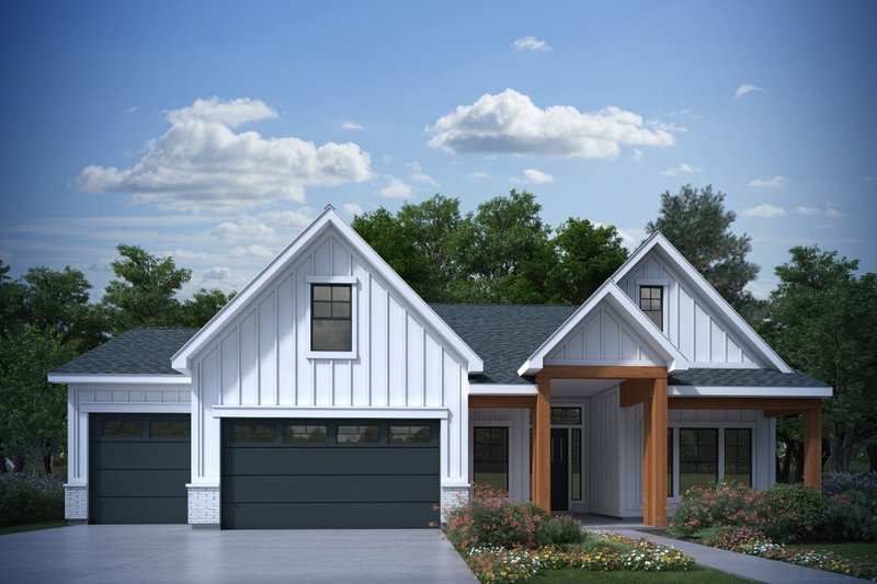 House Plan Design - Farmhouse Exterior - Front Elevation Plan #1073-29