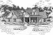 Victorian Style House Plan - 3 Beds 2.5 Baths 1991 Sq/Ft Plan #120-199 