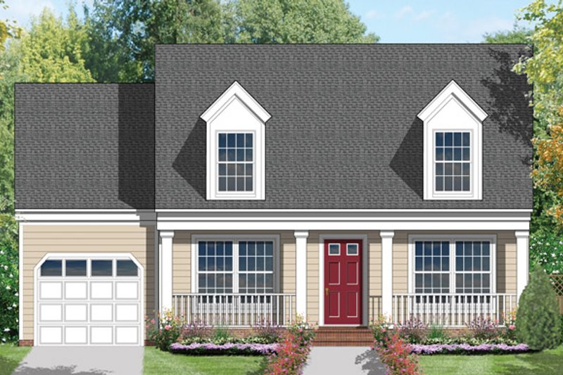 Home Plan - Country Exterior - Front Elevation Plan #1053-5
