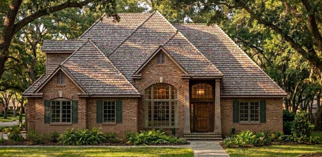 Exterior - Front Elevation 2 for European House Plan #1064-3 - 4 bed, 3.5 bath
