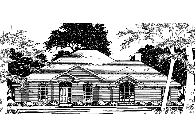 Dream House Plan - Ranch Exterior - Front Elevation Plan #472-161