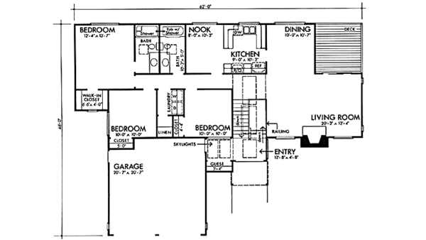 Home Plan - Contemporary Floor Plan - Main Floor Plan #320-1331