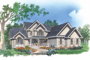 Traditional Exterior - Front Elevation Plan #929-258