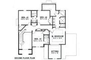 European Style House Plan - 4 Beds 3 Baths 2889 Sq/Ft Plan #67-695 