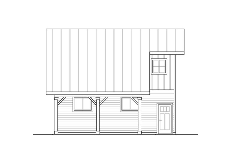 House Plan Design - Exterior - Other Elevation 1 for Traditional House Plan #124-1275, 0 bath