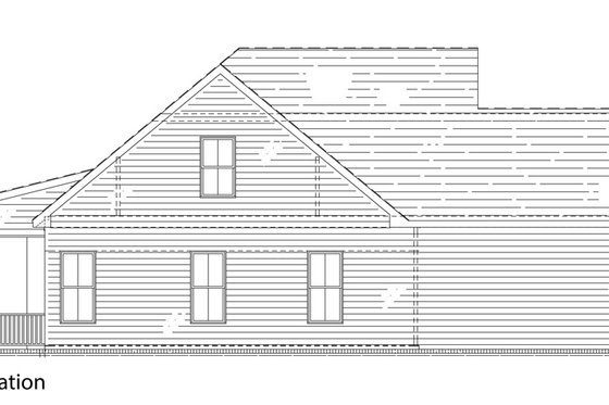 Exterior - Other Elevation for Farmhouse House Plan #119-440 - 3 bed, 2 bath