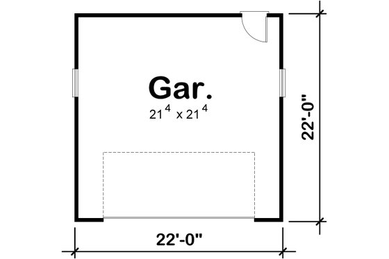 Floor Plan - Main Floor for Traditional House Plan #20-2375, 0 bath