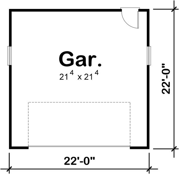 Traditional Floor Plan - Main Floor Plan #20-2375