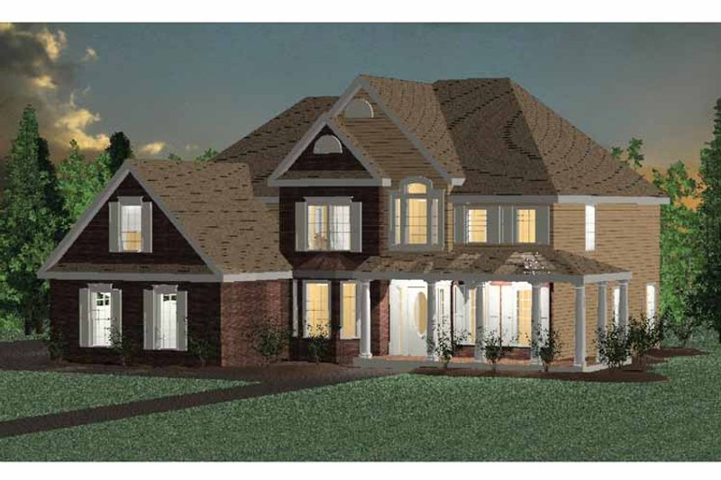 Dream House Plan - Traditional Exterior - Front Elevation Plan #937-22