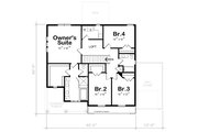 Craftsman Style House Plan - 4 Beds 2.5 Baths 2321 Sq/Ft Plan #20-2453 