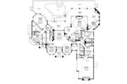 Mediterranean Style House Plan - 3 Beds 3.5 Baths 4302 Sq/Ft Plan #930-272 
