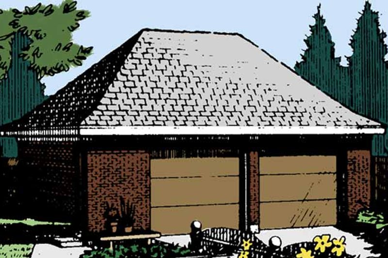 Dream House Plan - Exterior - Front Elevation Plan #410-3609