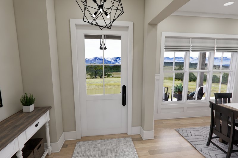 House Blueprint - Interior - Entry 1 for Farmhouse House Plan #51-1283 - 3 bed, 3.5 bath