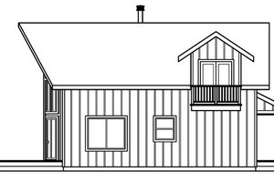 Exterior - Other Elevation for Cabin House Plan #124-510 - 2 bed, 2 bath