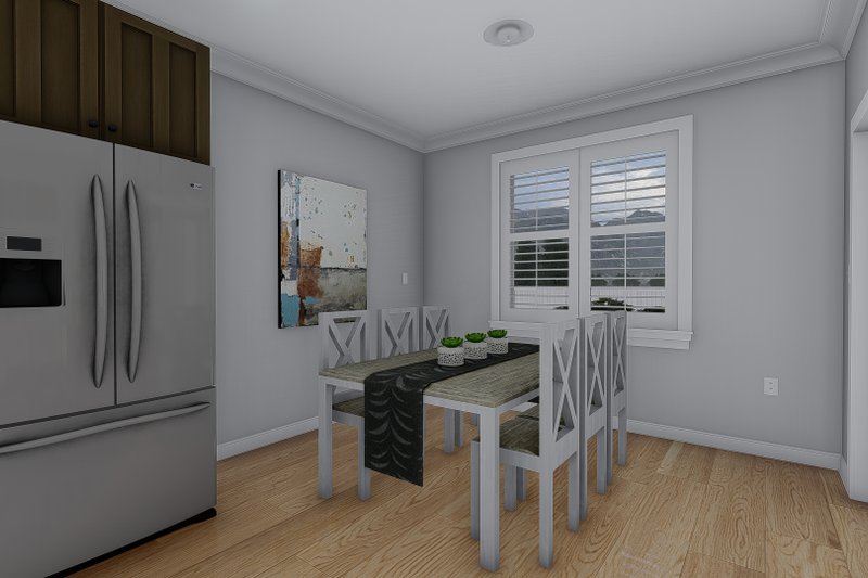 House Plan Design - Interior - Dining Room for Craftsman House Plan #1060-52 - 4 bed, 2.5 bath