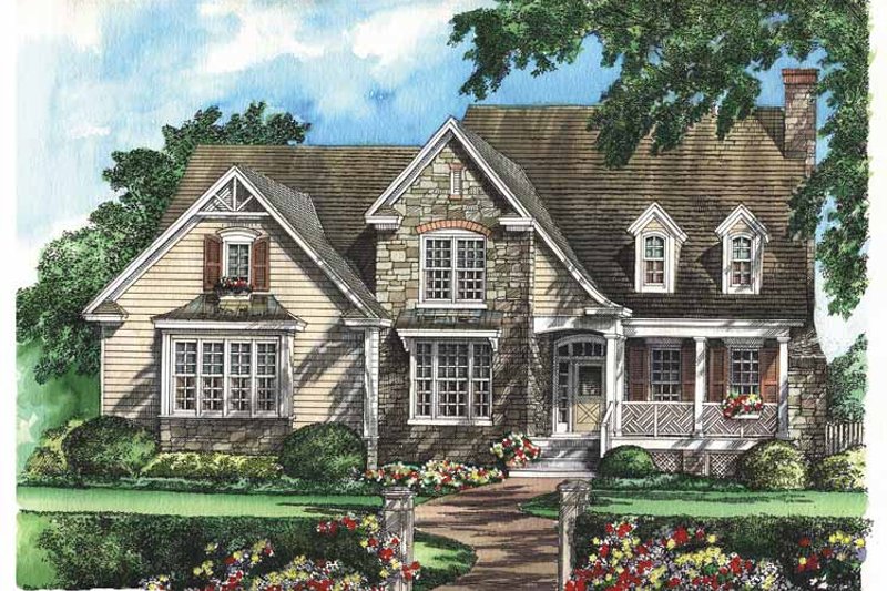 Home Plan - Exterior - Front Elevation 3 for Country House Plan #929-634 - 3 bed, 2.5 bath