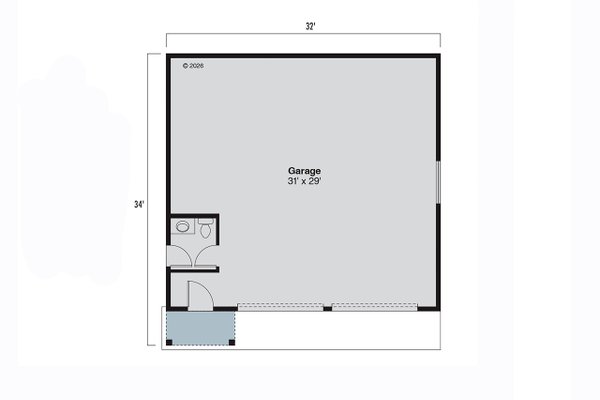 Home Plan - Floor Plan - Other Floor for Country House Plan #124-1476 - 3 bed, 2 bath