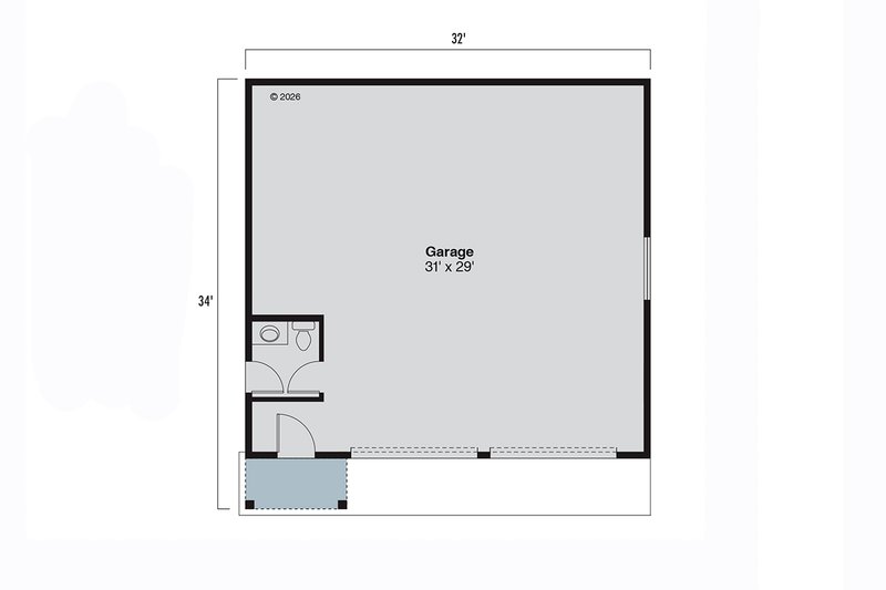 Home Plan - Floor Plan - Other Floor for Country House Plan #124-1476 - 3 bed, 2 bath