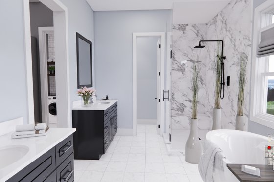 Interior - Master Bedroom for Farmhouse House Plan #51-1233 - 4 bed, 3.5 bath